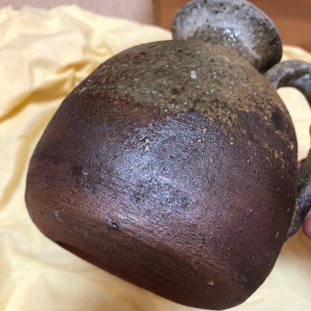 旧家蔵出　猿投窯 時代物　共箱　量目約614g