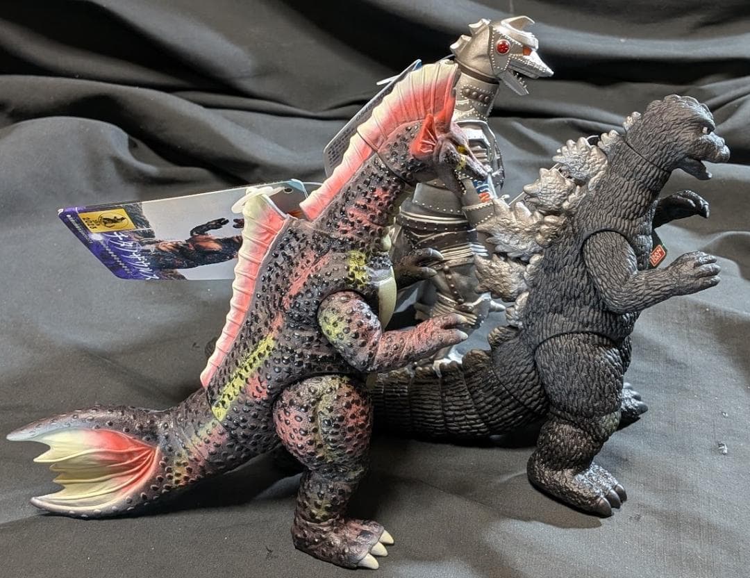 ゴジラ・メカゴジラ飛行形態 他（バンダイ）ムービーモンスター５体セット