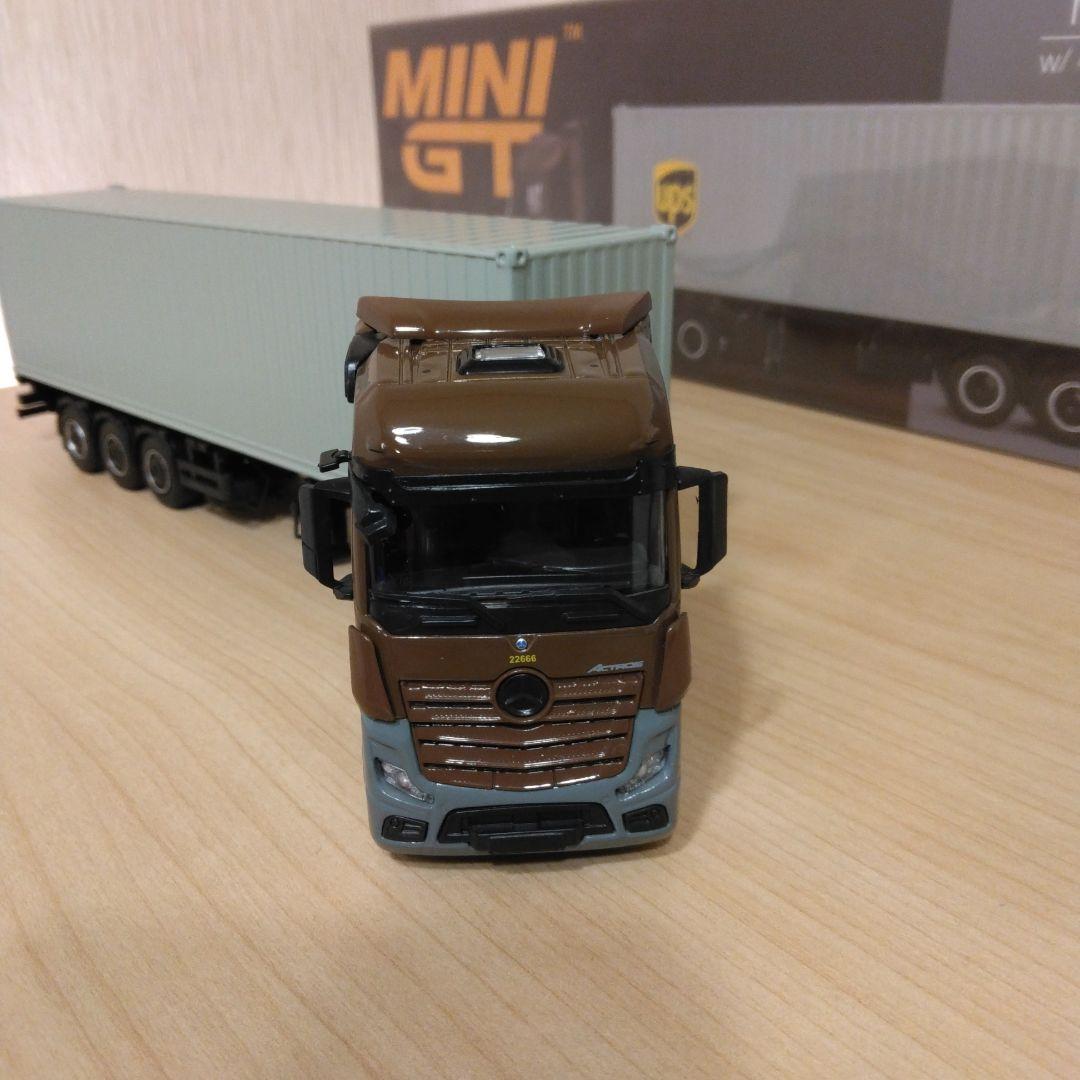 MINI GT Actros UPS　海上コンテナトレーラー1/64　最終値下げ