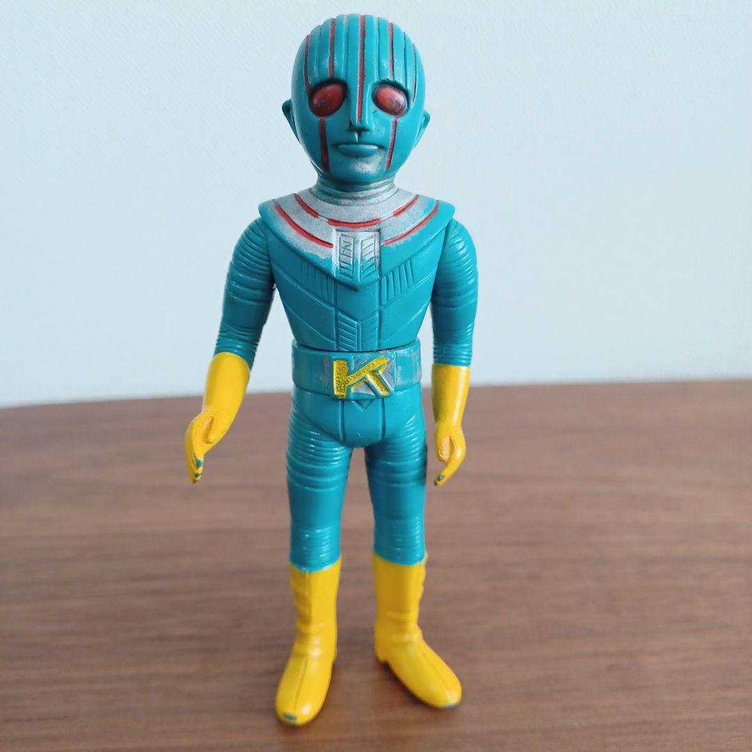 当時物 　ポピー製「ロボット刑事ｋ」ミドルサイズ　希少ソフビフィギュア