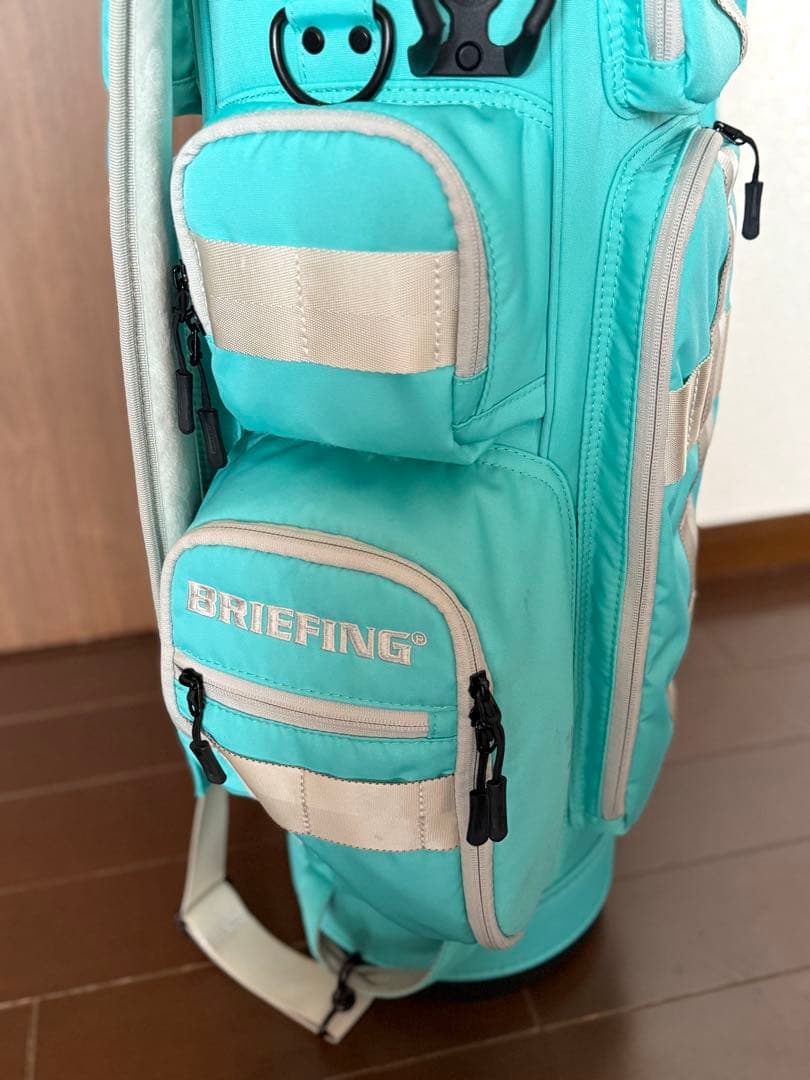 ★【美品】BRIEFING CR-6キャディバッグ アクア