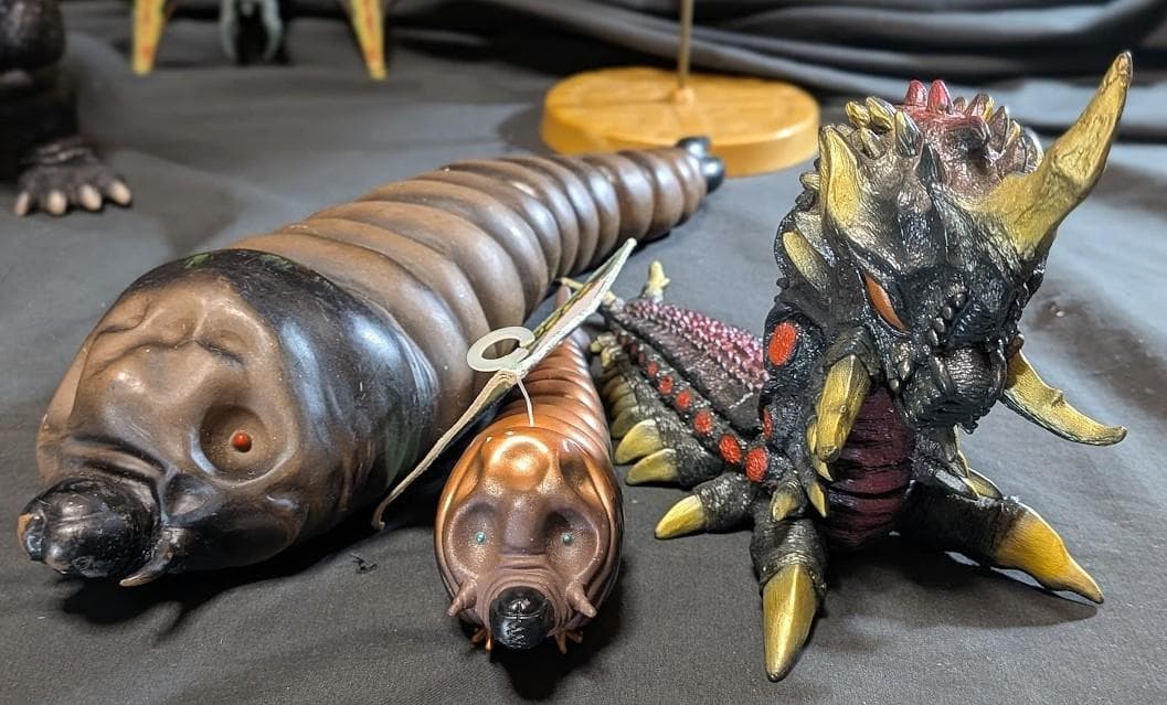 平成シリーズ「ゴジラvsモスラ」（バンダイ）ソフビフィギュア６体セット