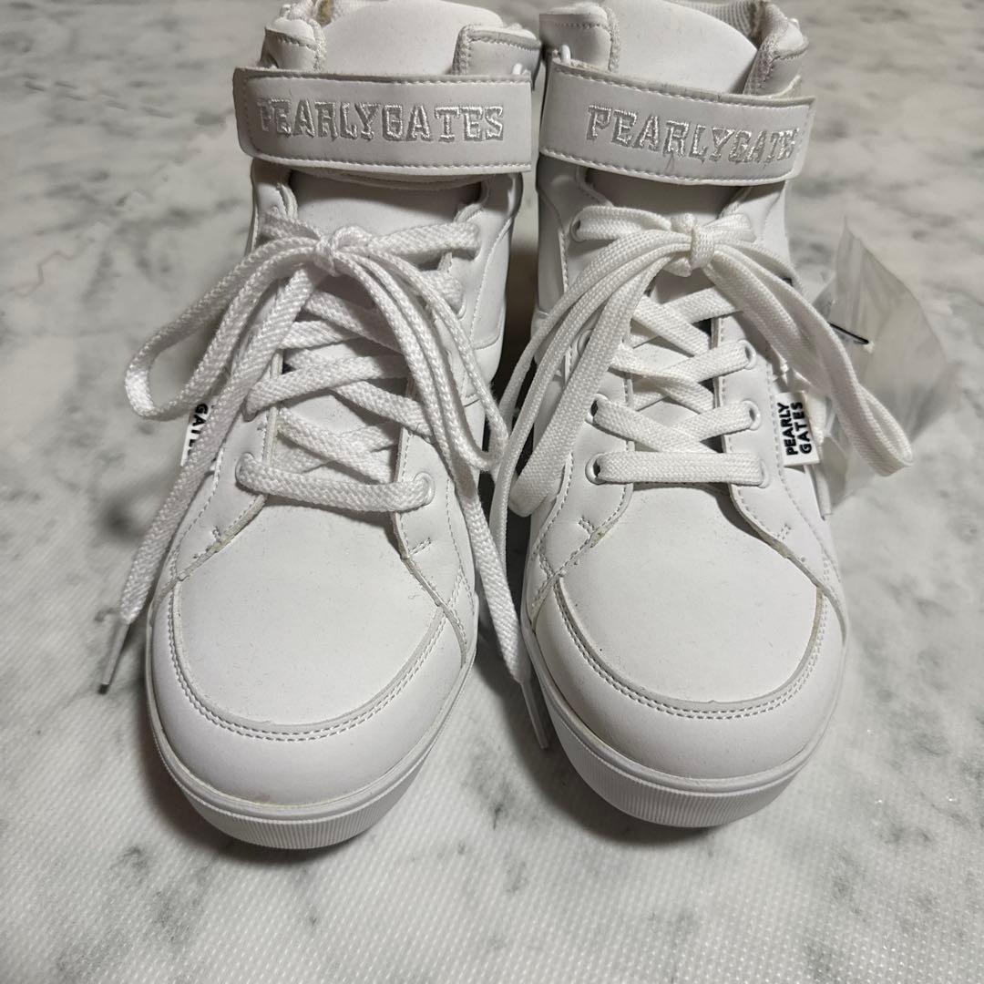 PEARLY GATES ゴルフシューズ 24.0 ホワイト