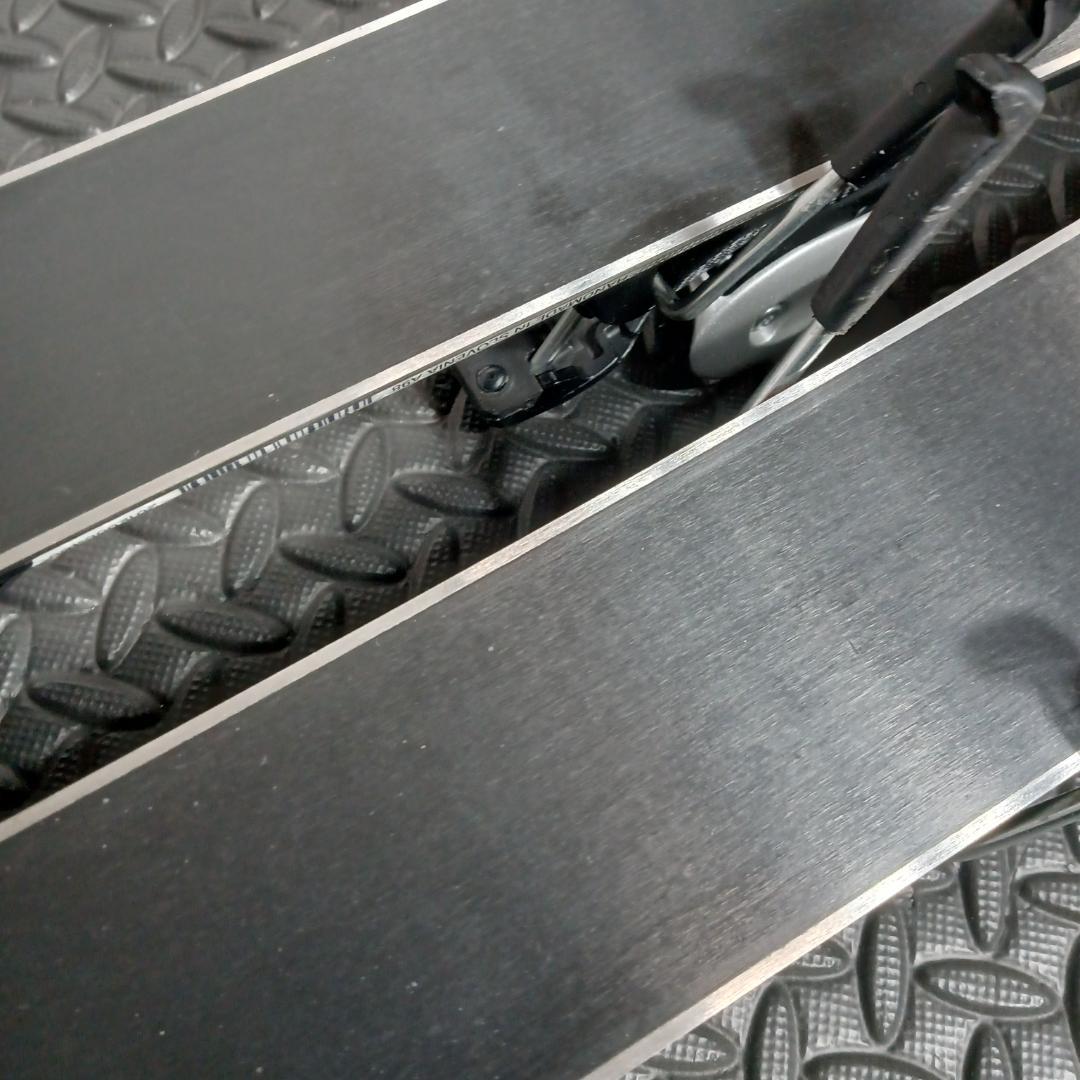 【100cm】未使用 エラン ELAN ジュニアスキー板 と中古ビィンディング