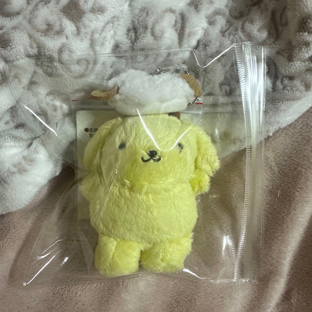 サンリオ ポムポムプリン 羊 マスコットホルダー ぬいぐるみ