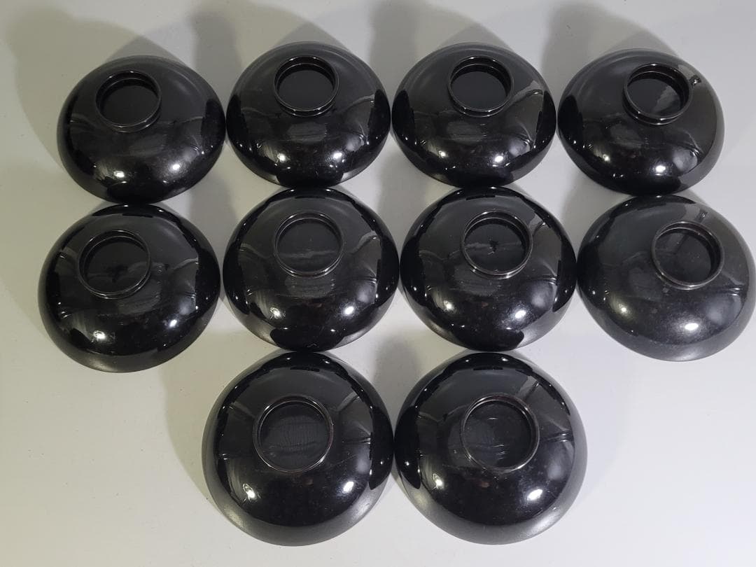 雲蒔絵 吸物碗 十客 平安堂製 共箱 美品 時代物