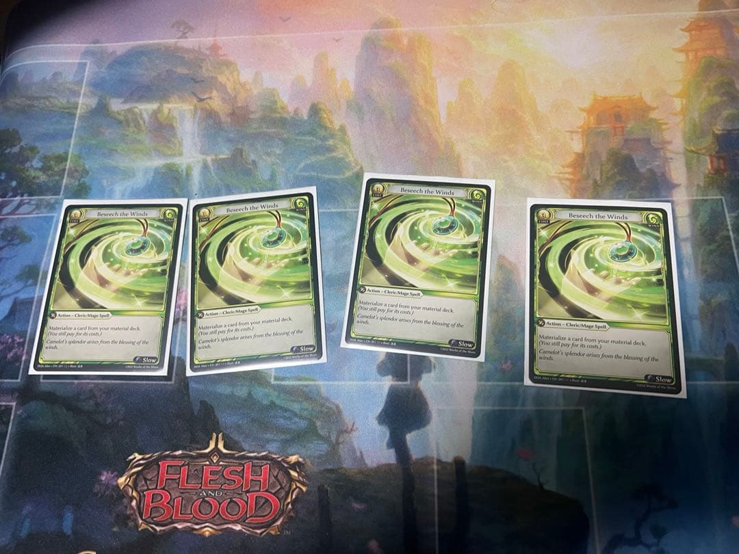 Beseech the Winds 4枚　grand archive