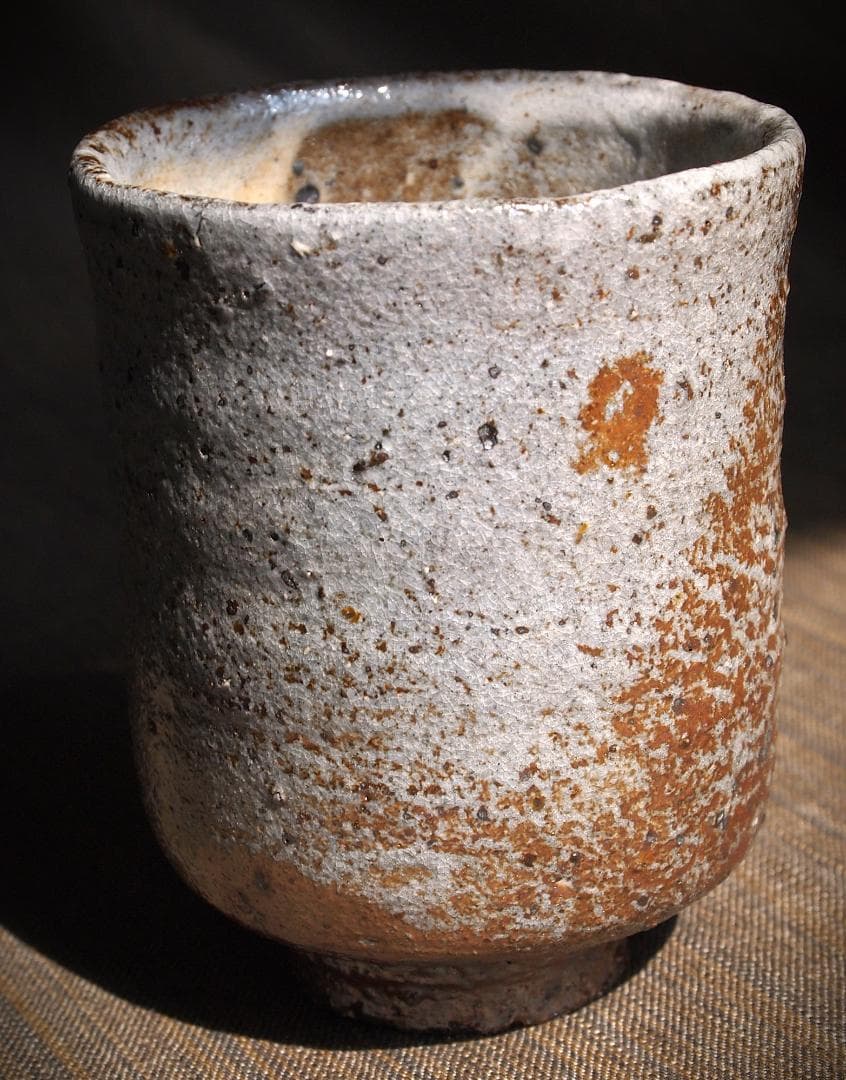 人気作家★中川恭平【師＆父：中川自然坊】★粉引唐津湯のみA