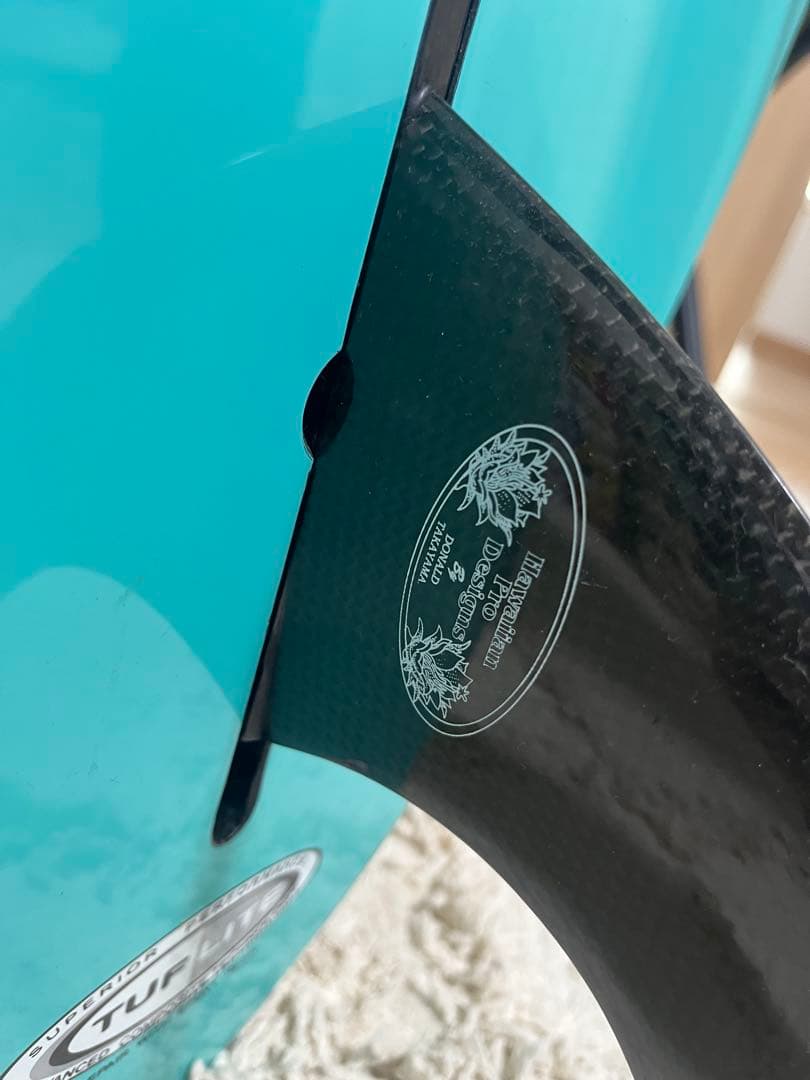 ロングボード サーフボード ホワイト/ターコイズ