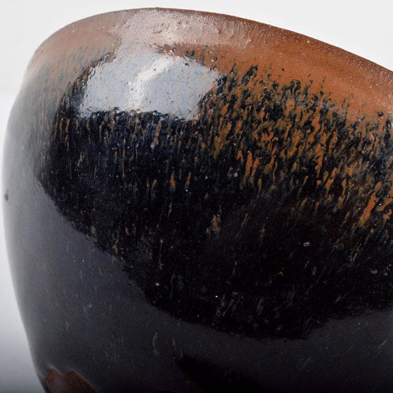 中国　南宋　建窯　兎毫盞　禾目天目茶碗　M　R4465