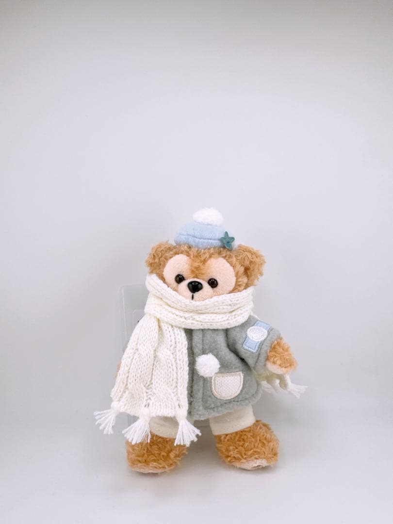 新品 ディズニー ダンシングスノーフレークス ダッフィー ぬいぐるみバッジ