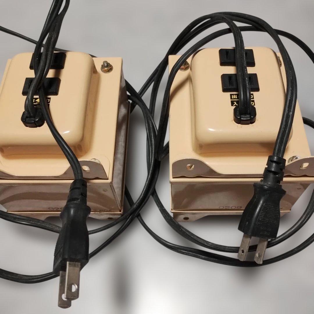 長期自宅保管品です✨NDF-1500U 変圧器 日本製 1500W　2個セット