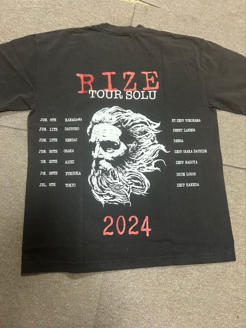 新品未使用　RIZE TOUR SOLU Tシャツ Lサイズ
