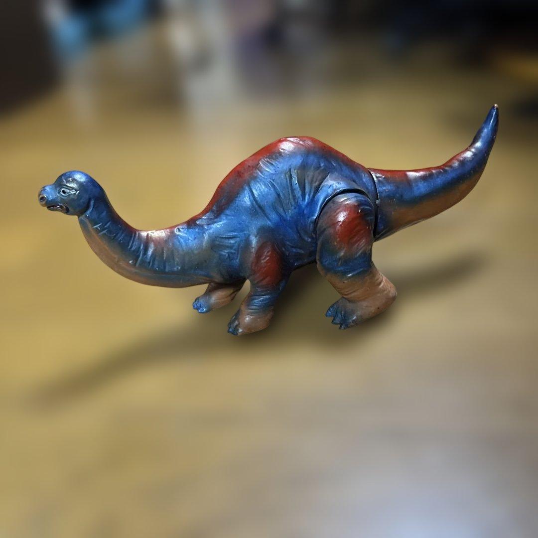 昭和レトロ マルサン ブロントザウルス ソフビ