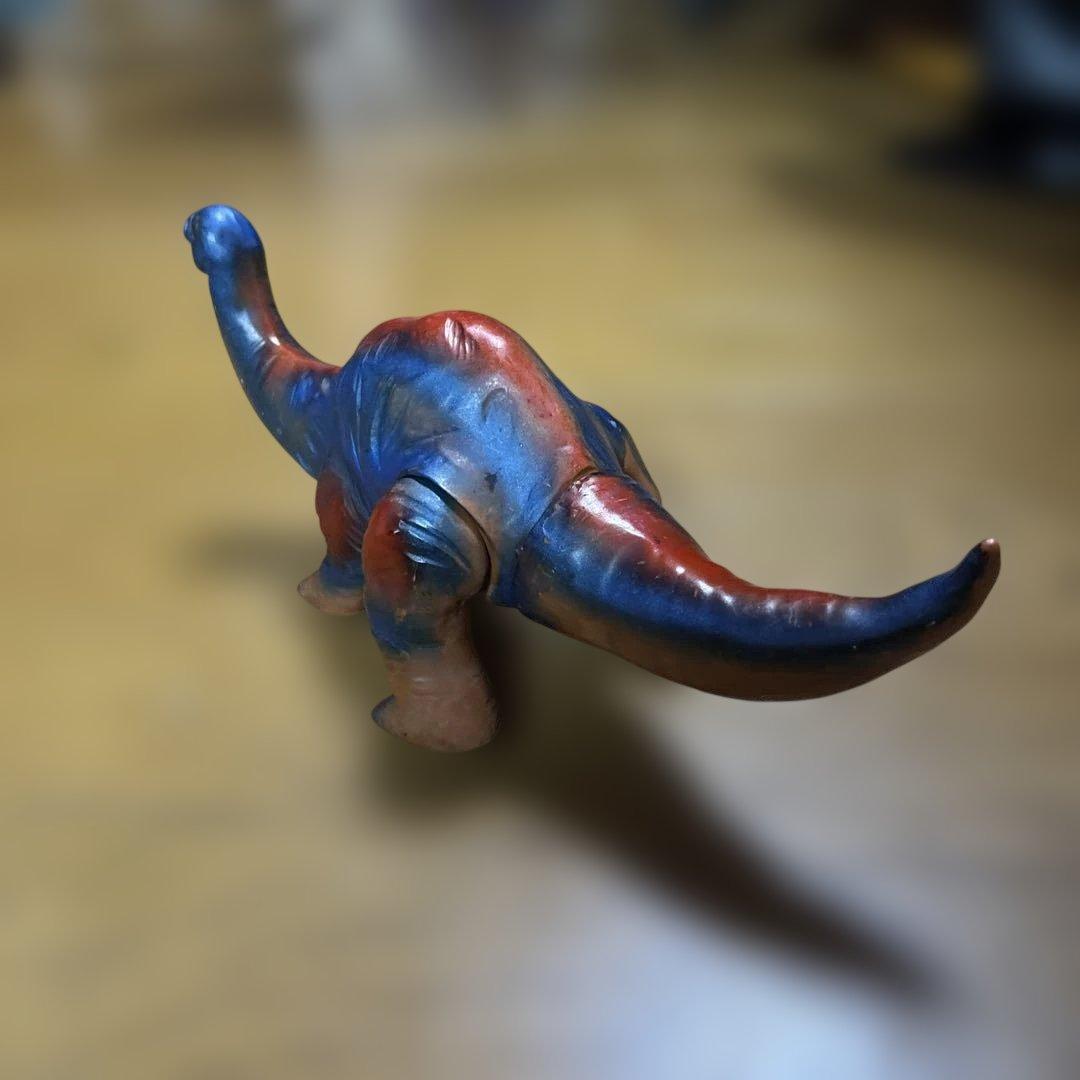 昭和レトロ マルサン ブロントザウルス ソフビ