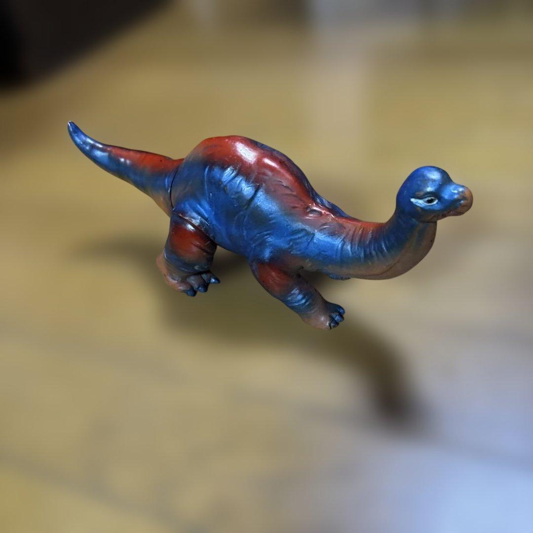 昭和レトロ マルサン ブロントザウルス ソフビ