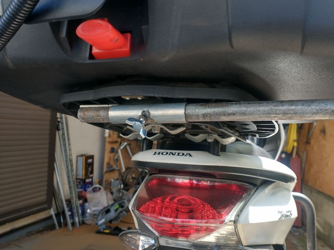 ジャイロX対応！原付二種、原付スクーター用のサーフボードキャリア