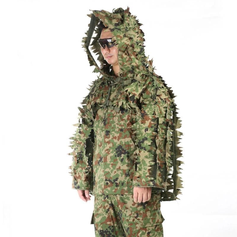 【超軽量】ライトウェイト 陸上自衛隊 迷彩柄 アサルト ハーフ ギリースーツ