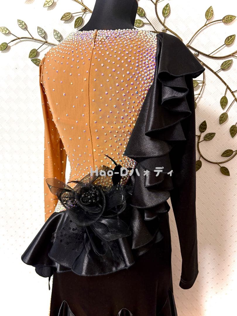 新品★ドレス★ルンバ★タンゴ★スムース★社交ダンス★競技会★パーティー★光沢