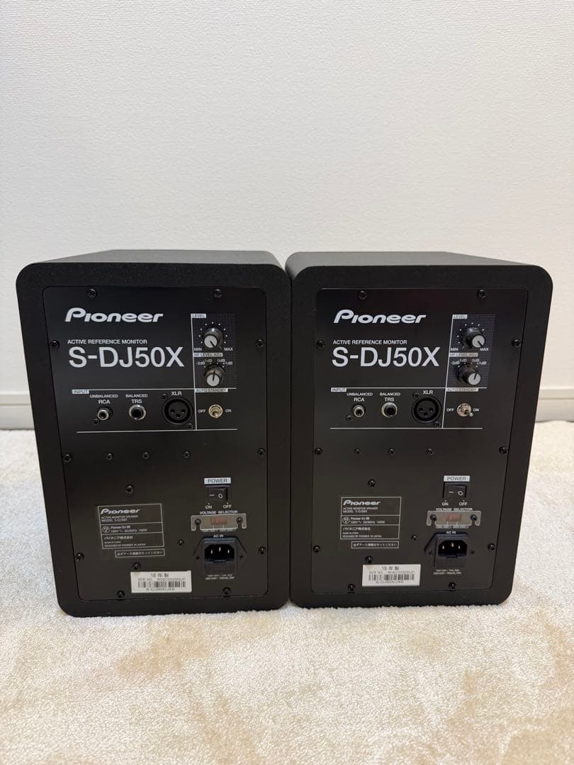 Pioneer S-DJ50X スタジオモニタースピーカー 2本 動作確認済