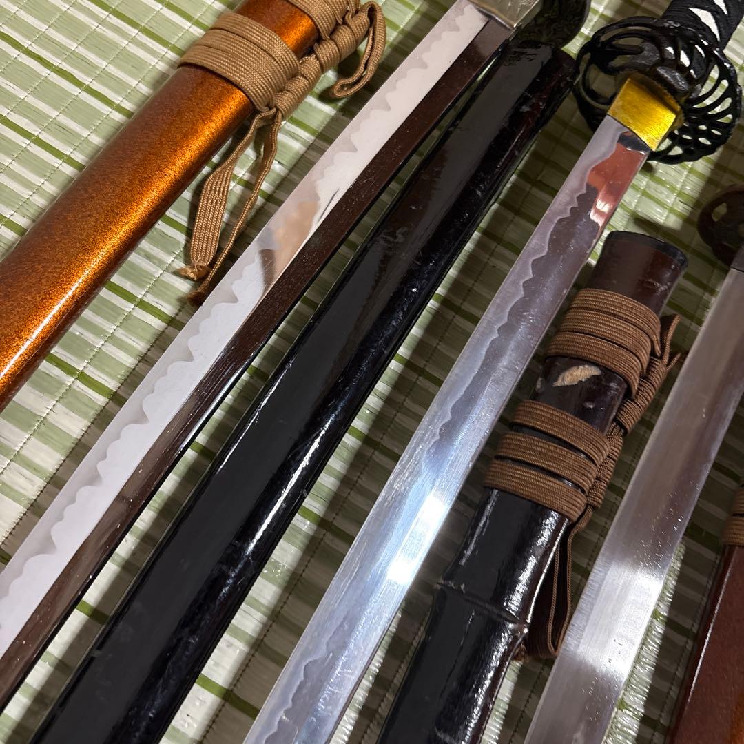 模造刀　模擬刀　武士　侍　伝統工芸　剣　鞘竹　小太刀　鞘　鍔　大衆演劇　５本