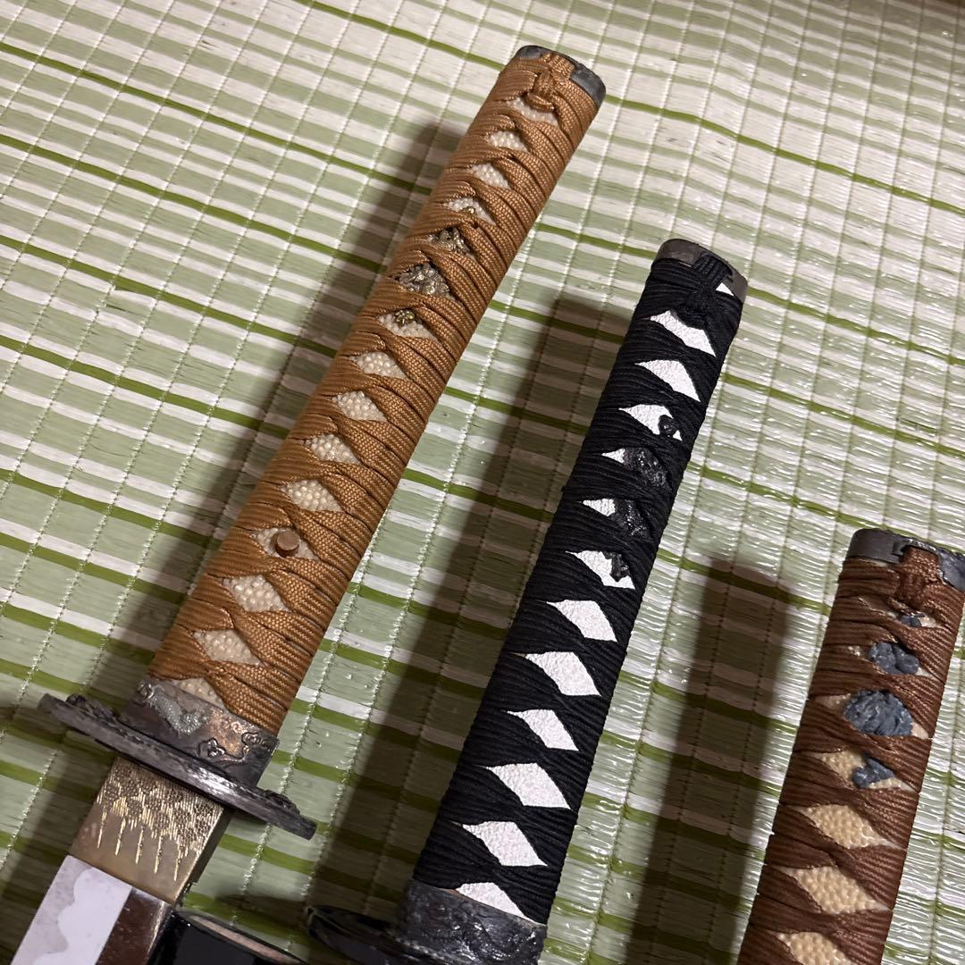 模造刀　模擬刀　武士　侍　伝統工芸　剣　鞘竹　小太刀　鞘　鍔　大衆演劇　５本