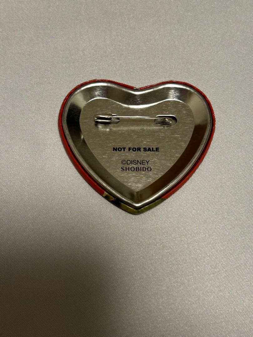 ニック・ワイルド ハート型ピンバッジ　キディランド