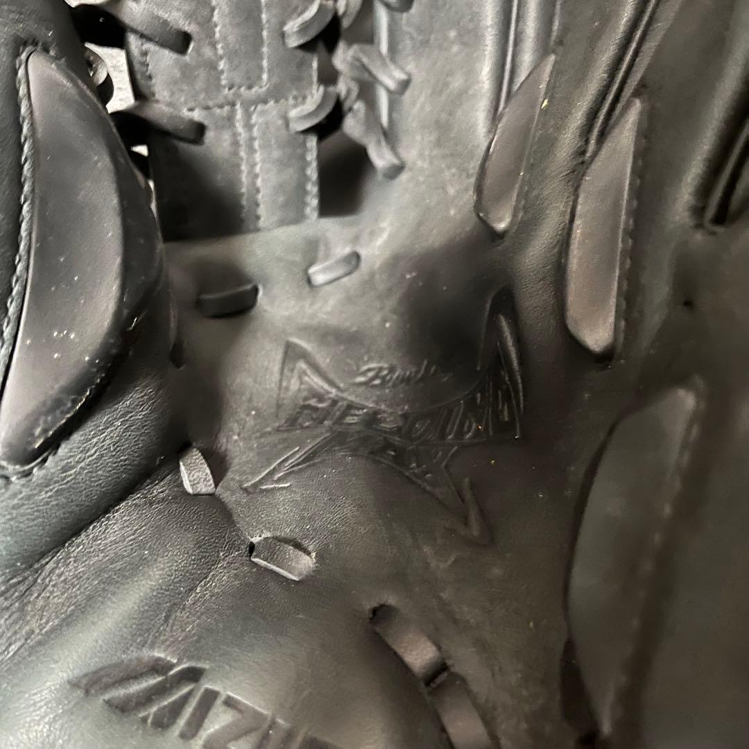 Mizuno 軟式 大人用 野球 グローブ レザー 編み込み 115