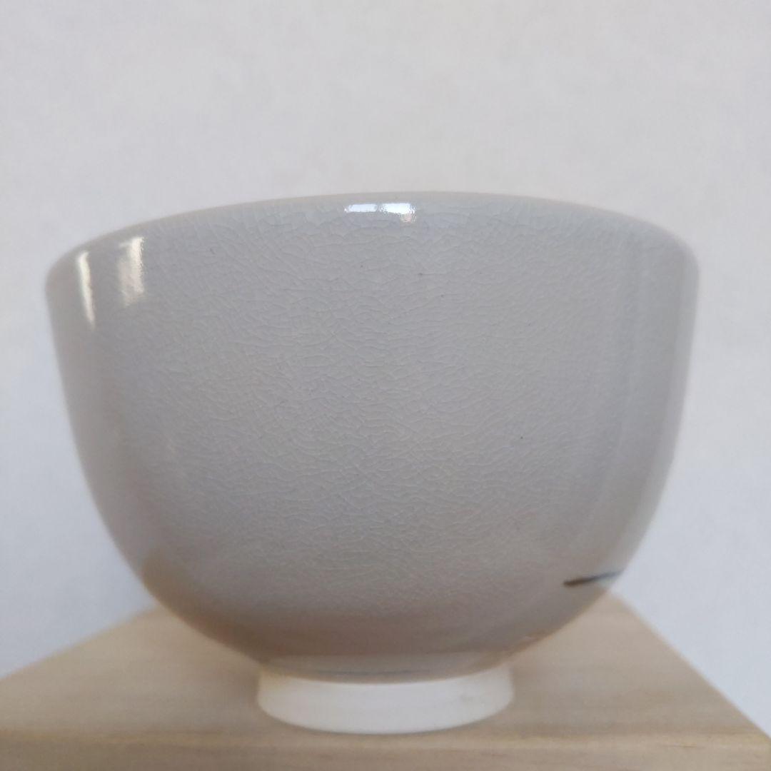 茶道具　抹茶茶碗　釉彩　落雁絵　山川敦司　作　表千家　裏千家　【匿名配送】