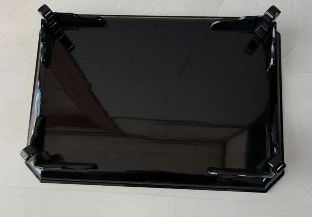 蒔絵 猫足 長方 飾り台 お膳