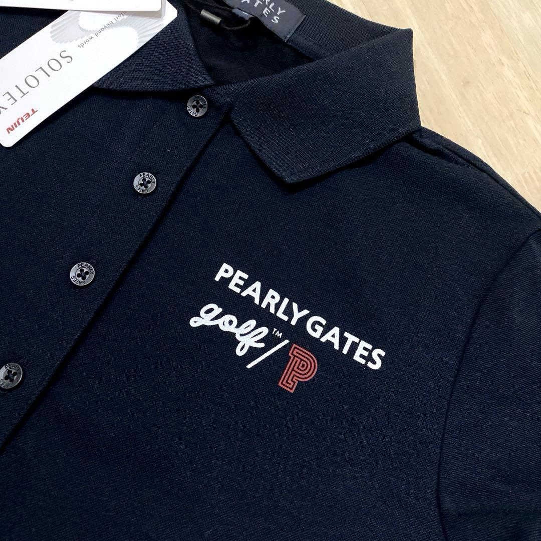 パーリーゲイツ☆新品 高機能 ソロテック ドライ 鹿の子 ポロシャツ