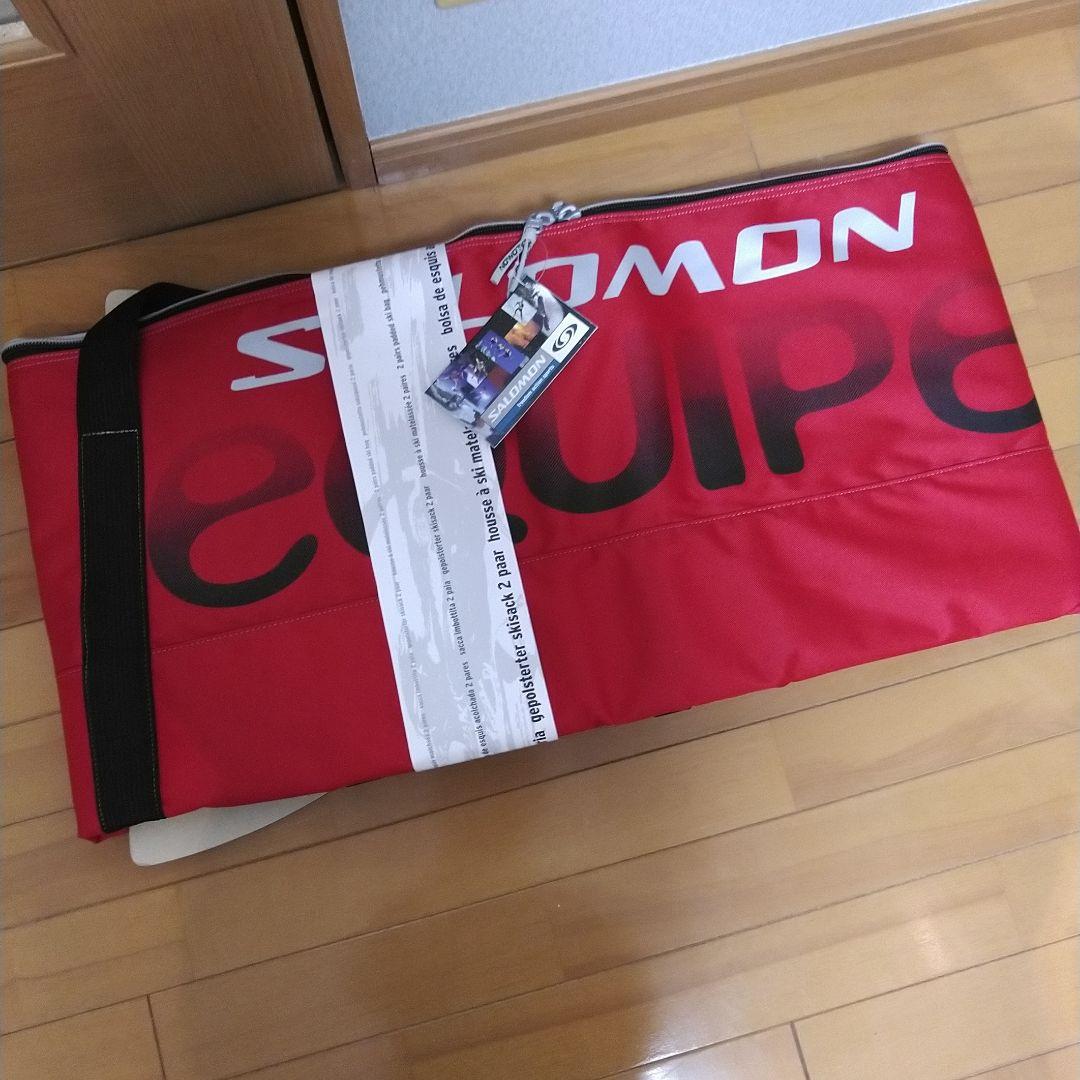 新品　SALOMON SQUAD スキーケース レッド/ブラック
