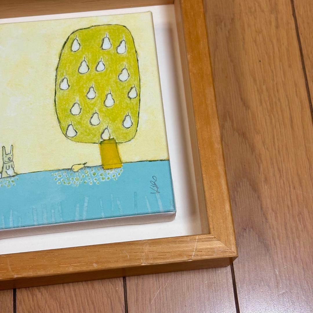 フランス キロメロ 梨の木 額装 版画 ジクレー 絵画