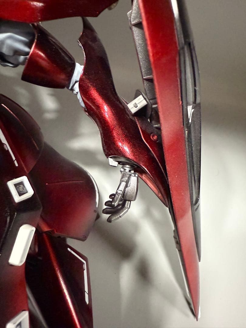 ガンプラ HG ナイチンゲール 完成品 キャンディ塗装 メタルパーツ