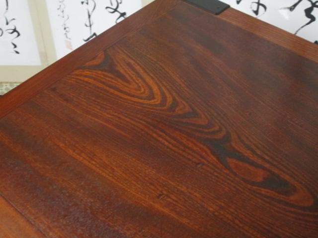 美品 最高峰 松本民芸家具 欅 無垢材 帖タンス（拭き漆仕上）定価約200万円