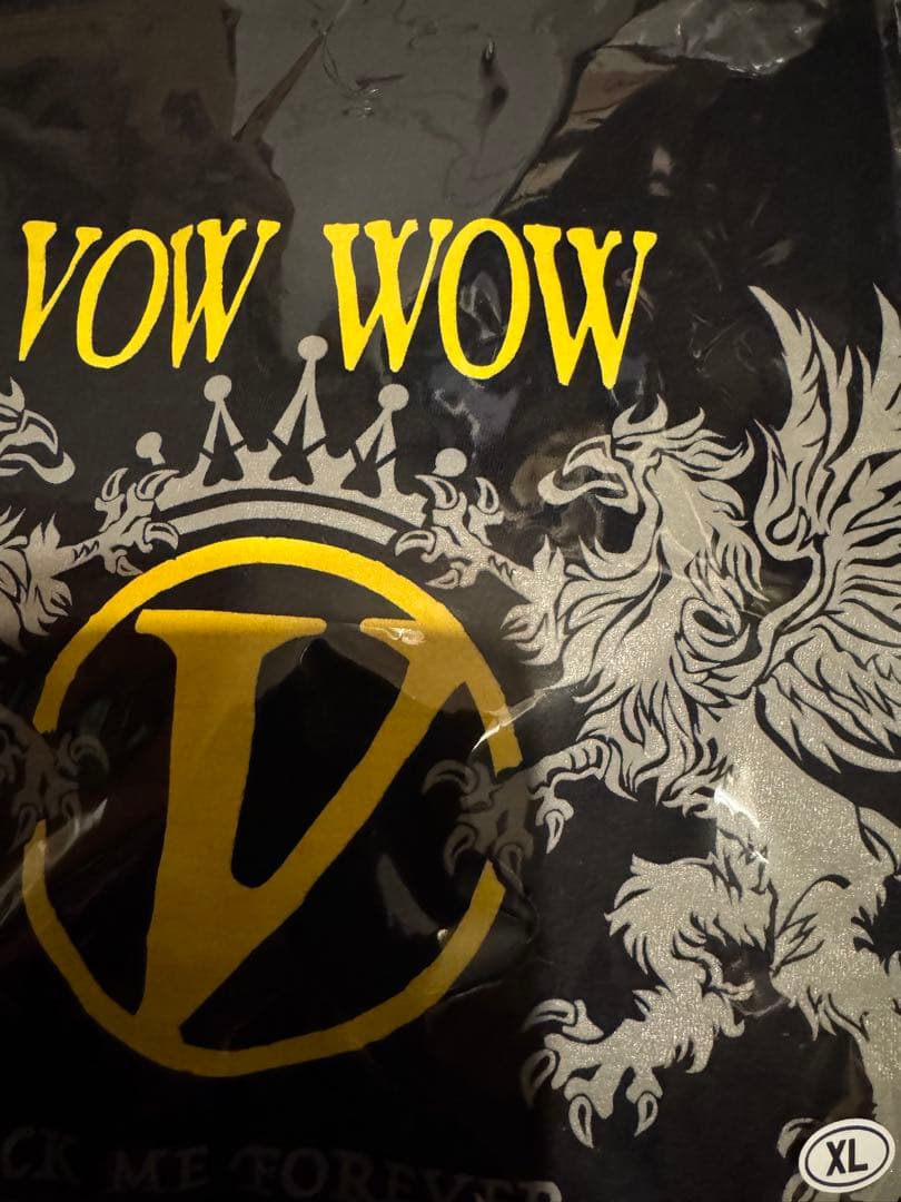 VOW WOW 40周年記念 Tシャツ ブラック XL 人見元基　vowwow