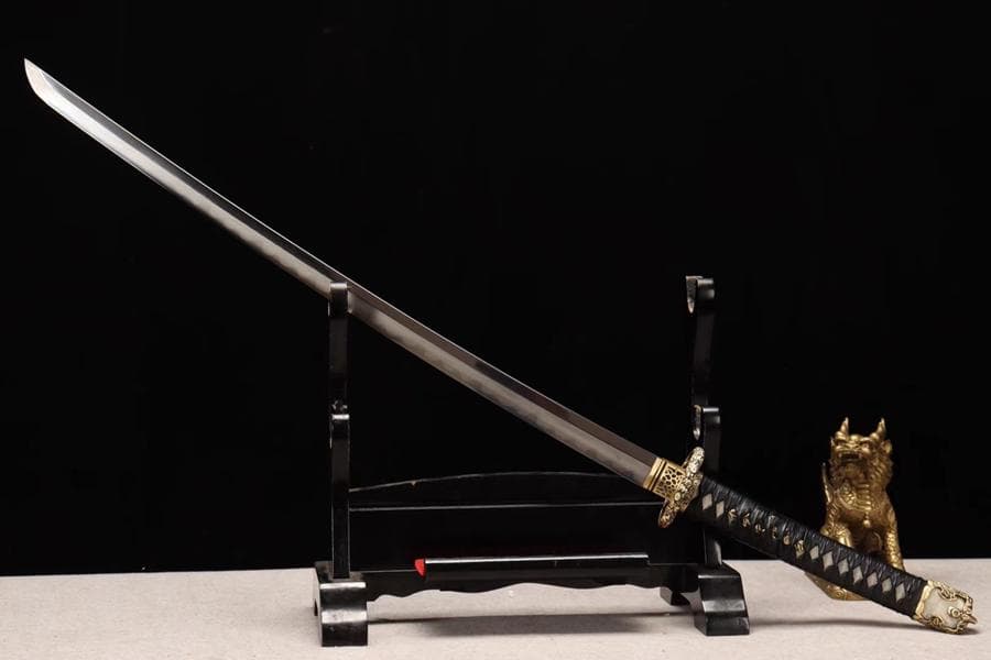 菊の太刀 日本刀 模造刀 居合刀 武士道 武蔵 鑑賞用 手鍛造打