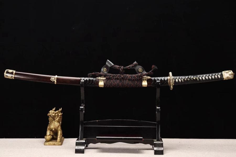 菊の太刀 日本刀 模造刀 居合刀 武士道 武蔵 鑑賞用 手鍛造打