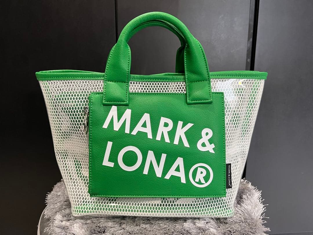 MARK & LONA マークアンドロナ　メッシュゴルフバッグ グリーン！