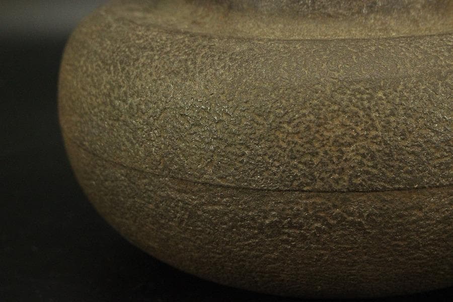 茶道具 大西清右衛門 作 車軸釜 時代物 銀摘み蓋 共箱(ZE573)