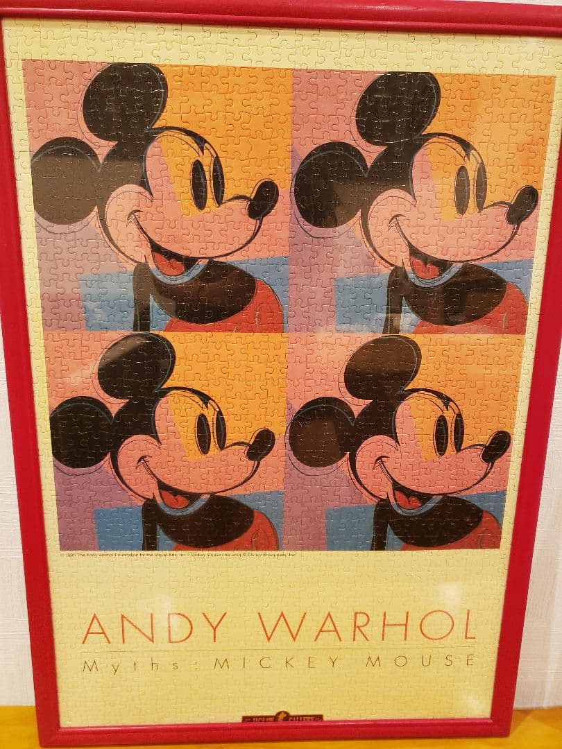 ディズニー　パズル　ミッキーマウス　ジグソーパズル　完成品　　セット　レア