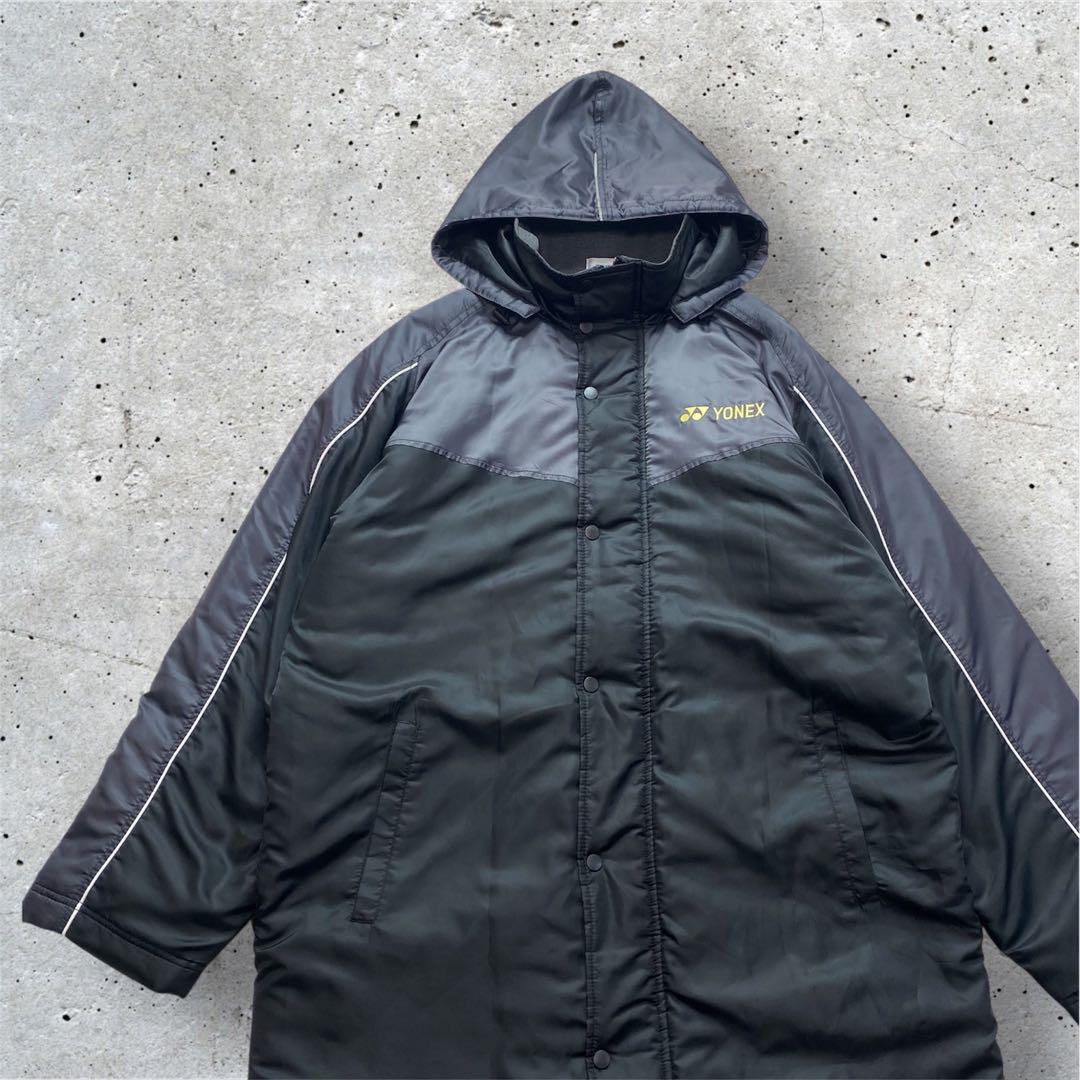 美品✨YONEX ヨネックス　テニス　黒　ベンチコート　大きいサイズ　XL
