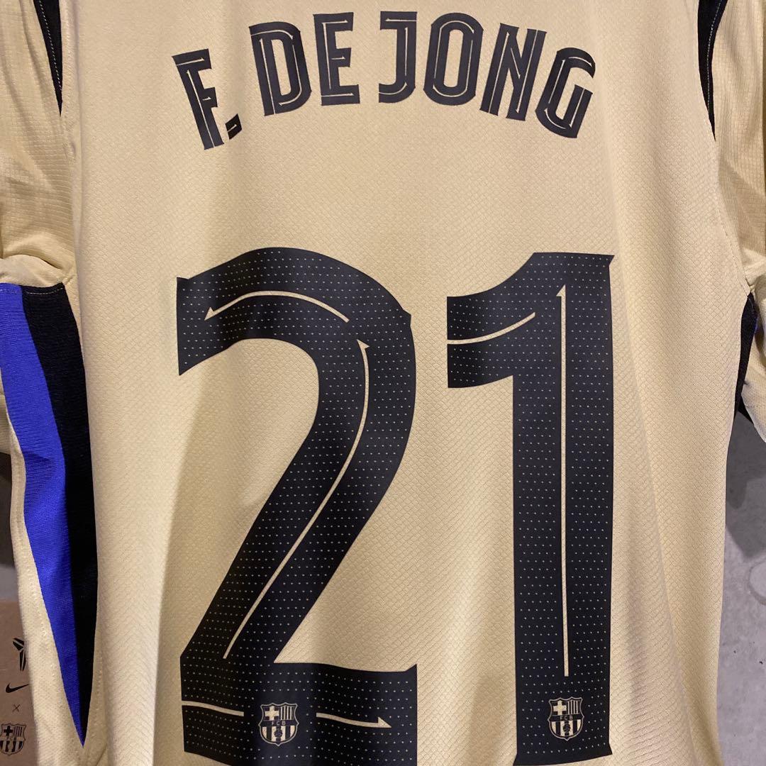 フレンキー・デ・ヨング　バルセロナ　 25/26　アウェイ　CL仕様