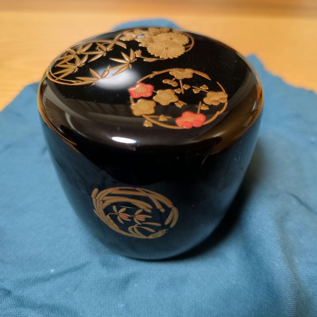 Alan Smitheeさま専用 鵬雲斎書付 花丸蒔絵(四君子) 茶道具 大棗