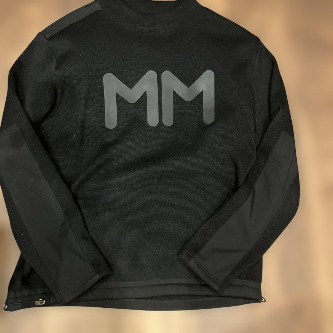 ムータマリン　ゴルフウェア　XLサイズ 黒　厚手　デカロゴ