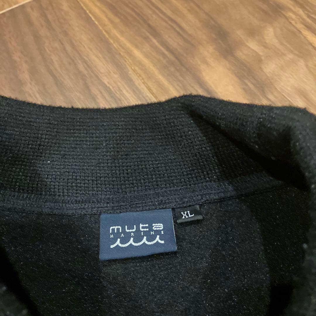 ムータマリン　ゴルフウェア　XLサイズ 黒　厚手　デカロゴ