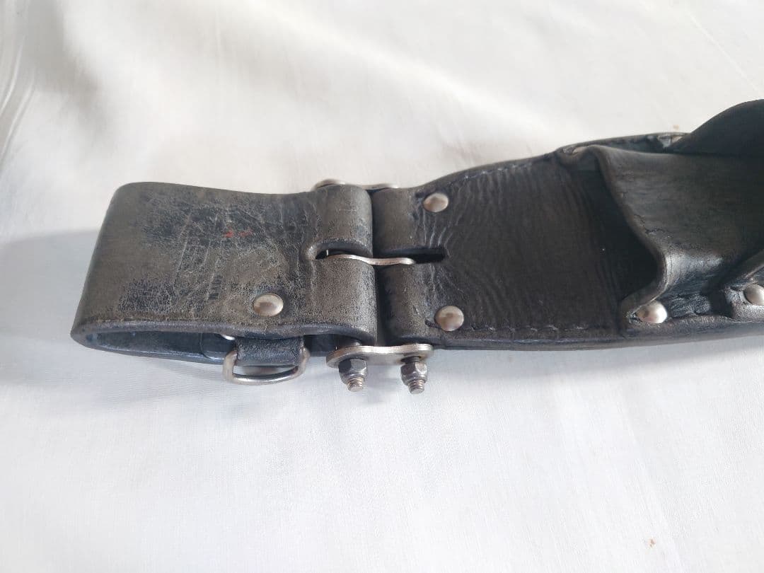 【ニックス　KNICKS 】２段　黒レザー　チェーン　ブラック　ツールホルダー