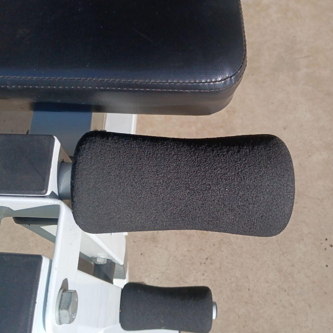 トレーニング　マルチベンチプレス台 ホワイト スチール製