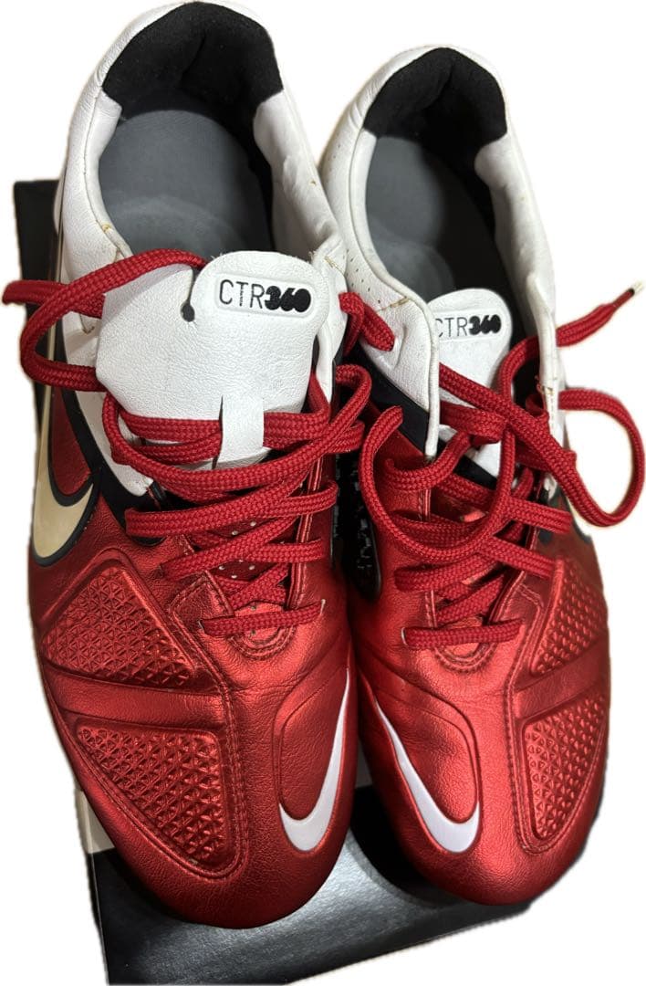 値段交渉ありNike CTR360 サッカーシューズ・スパイク レッド・ホワイト