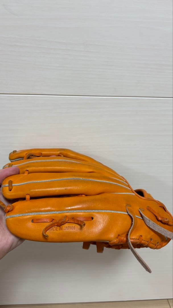 ZETT 軟式グローブ BRGA30217 オレンジ